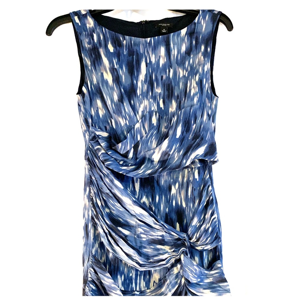 Ann Taylor Perfect Work Dress Sz 0 Mixed Colors